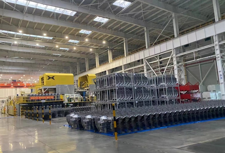 小鹏汽车1/前舱/后地板加工